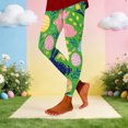 thumbnail image 2 of Shadoumai Easter Day Leggings for Women, Plus Size High Waist Egg Leggings Womens, Yoga Pants Bottoms Women Black, 2 of 4