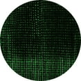 thumbnail image 1 of Ahgly Company Indoor Round Abstract Green Modern Area Rugs, 4' Round, 1 of 4