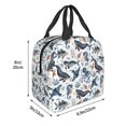 thumbnail image 3 of Honeii Underwater Animals 1 Print Lunch Bag Women, Lunch Box Lunch Bag for Women Adult Men, Small Leakproof Cute Lunch Tote Large Capacity Reusable, 3 of 8