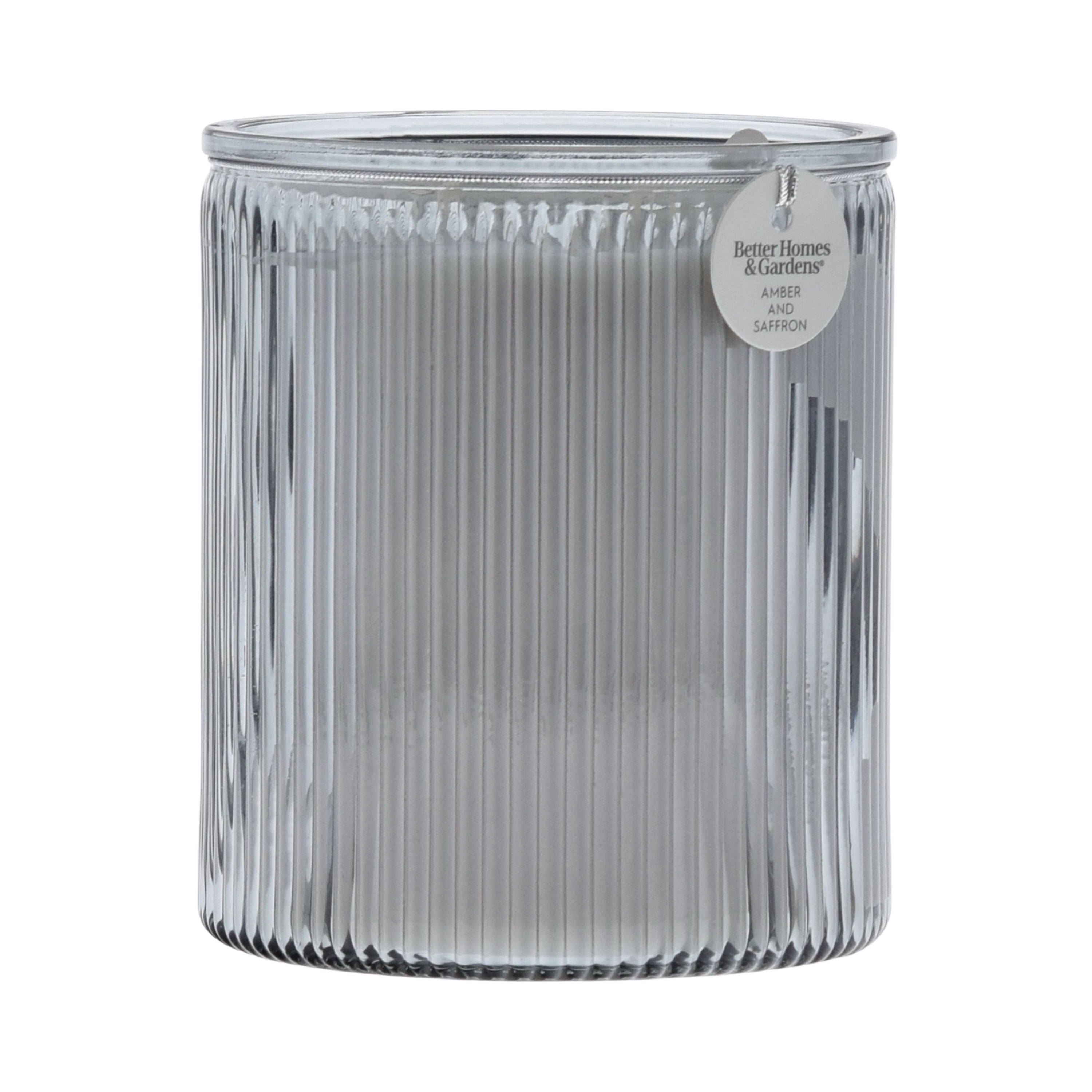 Better Homes & Gardens Amber and Saffron Scented 2-Wick 17.1 oz Ribbed Jar Candle