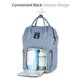 thumbnail image 4 of Mochila Maternal Multifuncional en Azul con Gran Capacidad y Resistencia, Ideal para Salidas con Bebé, 4 of 6