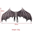 thumbnail image 4 of Alas de demonio 3D jinwen traje de tela No tejida decorativo negro, 4 of 8