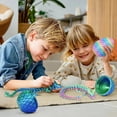 thumbnail image 4 of 3D Printing Toys - 12" 3D Printed Dragon&Egg Cool 3D Printed Articulated Crystal Dragon Toy for Ages 8+ (Laser Blue), 4 of 6