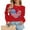 12 Red, variant on American Flag Graphic Sweaters for Women 4th of July Crew Neck Heart Sweater Long Sleeve Casual Knit Pullover Sweater Shermie