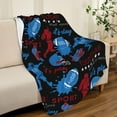 thumbnail image 4 of American Football Cool Sports Ball Throw Blanket Soft Bed Bedding Warm Cozy Plush Flannel Fleece Blankets Gifts for Kids Boys Teens Men, Sofa Couch Bedroom Home Decor, 60"x50", 4 of 6