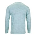 thumbnail image 3 of Paragon - Pompano Performance Camo Long Sleeve T-Shirt - 217 - Aqua Blue - Size: 3XL, 3 of 3