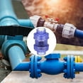 thumbnail image 7 of Clear UPVC Check Valve True Union Swing Check Valves Backflow Valve Pool Non Return Valve Pipe Fittings (32Mm), 7 of 7