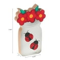 thumbnail image 2 of IH Casa Decor En Bois Ladybug Mason Jar Décor, 2 of 3
