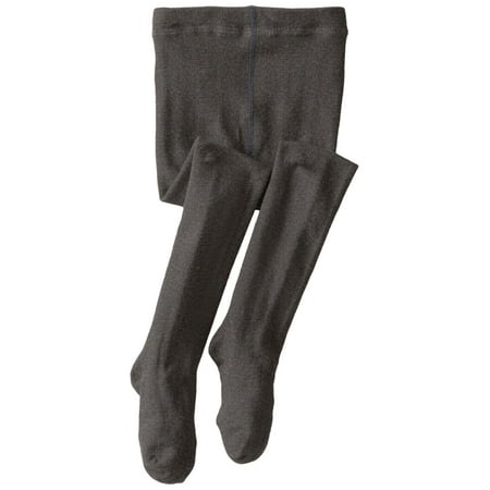 

Jefferies Socks Girls 2-6x Seamless Organic Cotton Tights Charcoal 4-6 Years