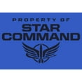 thumbnail image 2 of Men's Lightyear Property of Star Command  Graphic Tee Royal Blue Heather Medium, 2 of 5