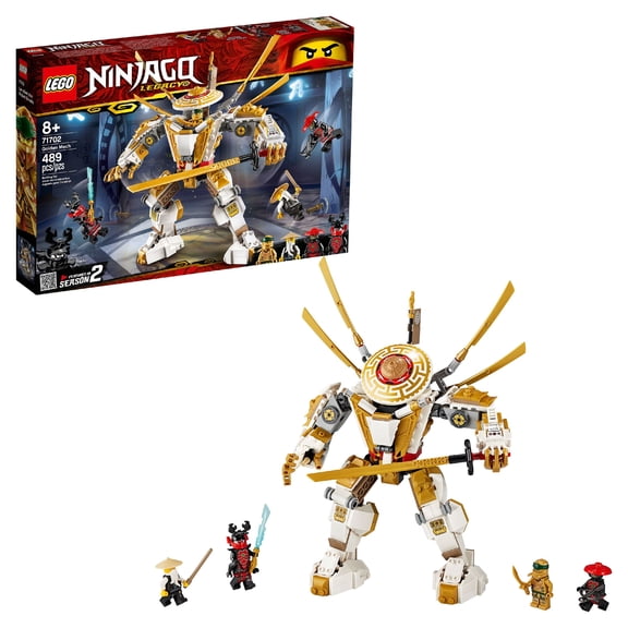 LEGO NINJAGO Legacy Golden Mech 71702 Kids Building Kit (489 Pieces)
