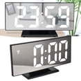 thumbnail image 4 of Digital Alarm Clock, LED Digital Clock Decorative Temp Display USB Charging  For Office For Bedroom ANGGREK Negro, 4 of 8