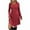 Red, variant on Bovxnpu Women Long Sleeve Dresses Plus Size Dresses, Long Sleeve Dress for Women Sweater Dress V Neck Empire Waist Tunic Dress Fall Dresses Women Casual Dress with Pockets Spring Fall Outfits