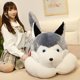 thumbnail image 5 of Peluche gigante de perro husky kawaii suave, bonitos animales de peluche, almohada para dormir durante mucho tiempo para niños, regalo de cumpleaños para novias, decoración del hogar, 5 of 5