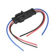 thumbnail image 4 of Unique Bargains Waterproof Connector Electrical Quick Connect 3 Pin Male Female 0.75mm2 with 100mm Long Wire 4 Sets, 4 of 5