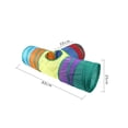 thumbnail image 5 of 3 Way Collapsible Rabbit Tunnel Rabbit Hide Small Animal Activity Tunnel Toy for Dwarf Rabbits Rabbits Guinea Pigs Cats, 5 of 5
