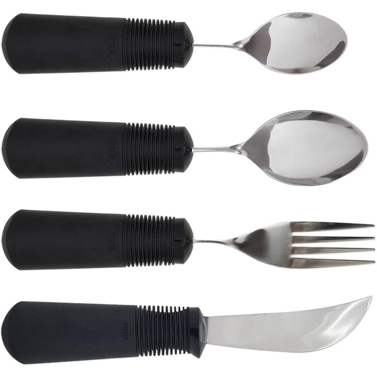 Adaptive Utensils. Norco Big Grips 4Piece Weighted Utensil Set 6 oz