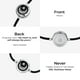 thumbnail image 4 of Pulseras TOTWOO Single Touch para parejas con aplicación Bluetooth, 4 of 6