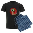 thumbnail image 6 of CafePress - Noel Turtle Pajamas - Men's Dark Loose Fit Cotton Pajama Set, 6 of 7