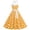 Yellow, variant on Bibifish Womens Dresses Retro Polka Dot Dress Big Swing Puff Skirt Flowy Maxi Gown Elegant Party Dresses A Line Neck Swing Dress With Belt