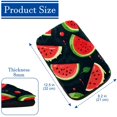 thumbnail image 4 of Watermelon Printed Furry Soft 12.5x8.2 Inch Car Armrest Mat Cover Accessories, 4 of 6