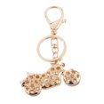 thumbnail image 2 of Rhinestone Crystal Motocicleta Colgante Bolsa Lvero Lvero Púrpura Macarena Crystal Llavero, 2 of 3