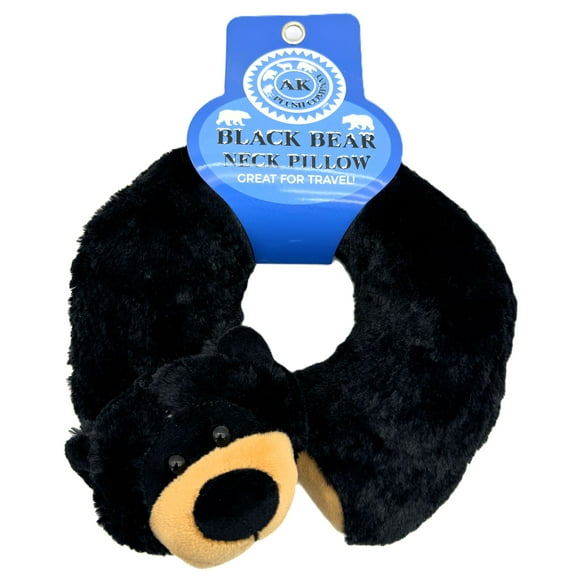 Alaskagift Black Bear Neck Pillow