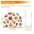thumbnail image 4 of Yayeee Napkin Holder for Table Kitchen Paper Tissue Organization, Gray Autumn Leaves, 4 of 8