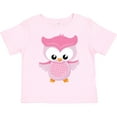 thumbnail image 3 of Inktastic Cute Pink Spring Owl Girls Toddler T-Shirt, 3 of 5