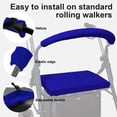 thumbnail image 2 of CAVENDY Wheelchair & Rollator Seat Cushion with Backrest Pad, 2-Piece Set, Non-Slip, Washable Cover, Universal Fit, 2 of 5
