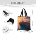 thumbnail image 3 of Fotbe Lighthouse At Sunset Coast Bolsa Tote con Estampado para Mujer, Bolsos con Cremallera, Bolsa de Hombro Casual de Gran Capacidad con Bolsillos Internos, 3 of 7