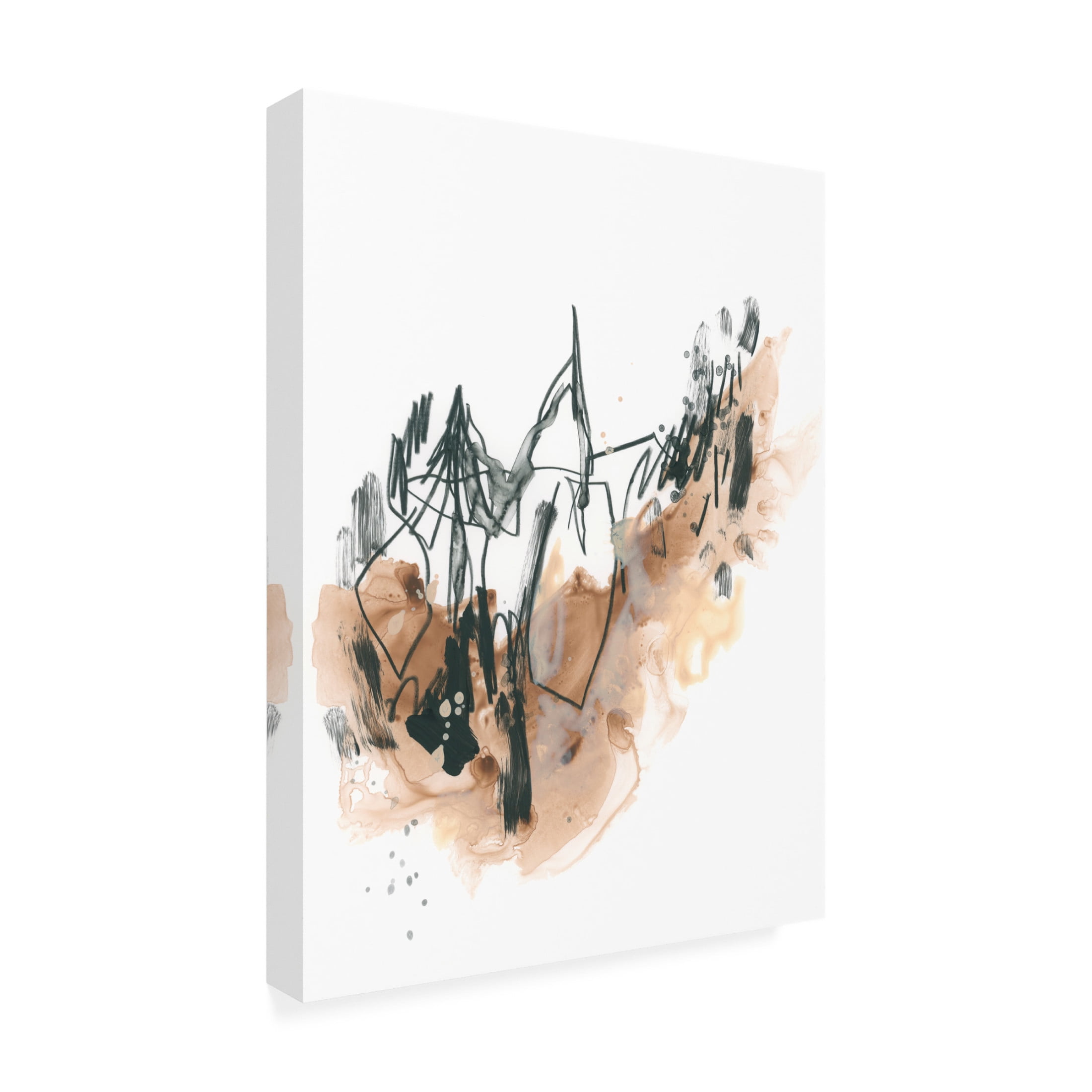 Trademark Fine Art June Erica Vess  Landslide Trees II Canvas Wall Art
