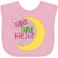 thumbnail image 3 of Inktastic Twinkle Twinkle Little Star with Yellow Moon Boys or Girls Baby Bib, 3 of 4
