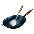 thumbnail image 3 of DOLITY Wok Pan for Cooking Sautee Gas Cooking Wok Cookware General Pans Chinese Wok dia 34cm, 3 of 9