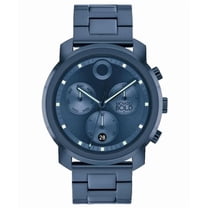 Movado Trend Propel 3601044 Blue Dial Stainless Steel Bracelet 44mm Mens Watch