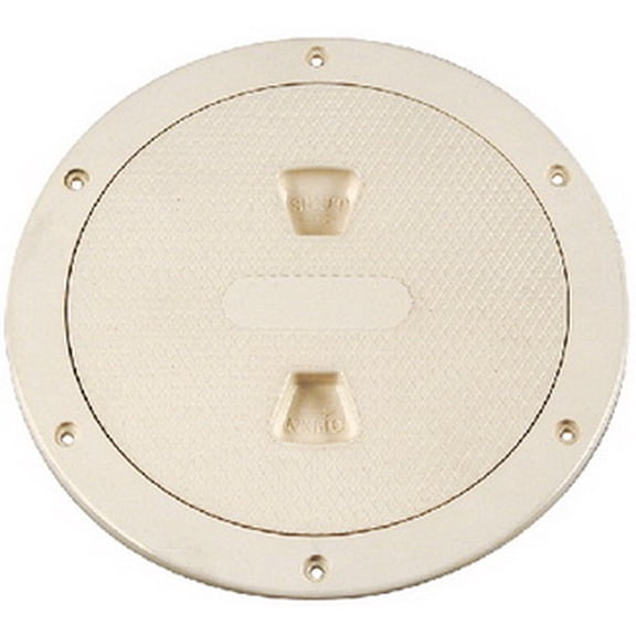 New Screw-out Deck Plate beckson Marine Dp64-n 6" ID 8-1/8" OD 6-1/2" Beige Center Diamond