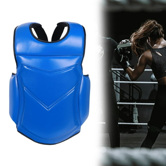 lacooooppia Karate Breast Protection, Boxing Body Protection, Elastic Soft Belly Protection Padding for Fitness Fitness Sport Sports Kickboxing M