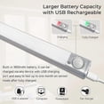 thumbnail image 5 of 80led Closet Light, Motion Sensor Light, Adjustable Brightness With 3 Colors, Usb Rechargeable, Wireless, Suitable For Cabinets, Kitchens, Hallways Ba, 5 of 5