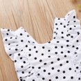 thumbnail image 5 of FRSASU Toddler Kids Girls Dot Print Bikini One-Piece Swimwear Swimsuit Beachwear, 5 of 9