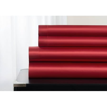 Majestic Excellence Luxuriously Soft Satin, 4 Piece Sheet