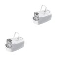 thumbnail image 3 of Cateissary Juguete automático para hacer burbujas para niños, soplador de máquina eléctrica portátil respetuoso con la piel y fabricado en Blanco 2piezas, 3 of 6