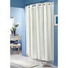 Mainstays Hookless Fabric Green Stripes Shower Curtain, 1 Each