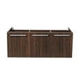 thumbnail image 2 of Fresca Vista 48" Walnut Wall Hung Modern Bathroom Cabinet, 2 of 3