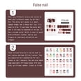 thumbnail image 2 of Seitruly Uñas postizas Perfect Matching Jelly Rubber Uña falsa Ligero Viscosidad fuerte Paster ajustable para manicura Art Juegos de manicura tipo 37 F741, 2 of 6