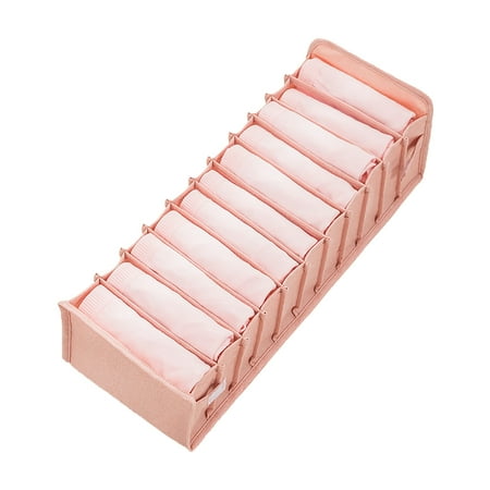 

Tfalo Drawer Organizer Underwear Organizer Dividers Underwear Storage Box with Compartments Socks Bra Underpants