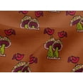 thumbnail image 4 of oneOone Viscose Jersey Fabric Bird & Mushroom Block Print Fabric By The Yard 60 Inch Wide, 4 of 5