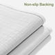 thumbnail image 5 of Chenilla Tapete de Baño,24x36 Pulgadas Antideslizante Felpa Lanudo Alfombra de Baño,Extra Suave Absorbente Alfombrilla para Suelo,Bañera y Ducha,Lavabo,Tocador,Blanco, 5 of 7