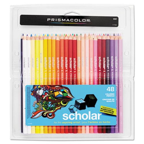 Prismacolor Scholar 24 Count Assorted Colored Wooden Pencils for sale online 