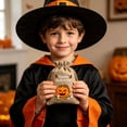 thumbnail image 5 of AZXY Halloween Drawstring Gift Bags Texture Pumpkin Print Candy Treat Pouches, Reusable Portable Multipurpose Goodie Sacks for Halloween Party Favors & Holiday Decor Storage, 5 of 7