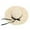 Beige, variant on Women Big Brim Straw Hat Sun Floppy Wide Brim Hats Bowknot Folding Beach Cap Shoe Visor One Size